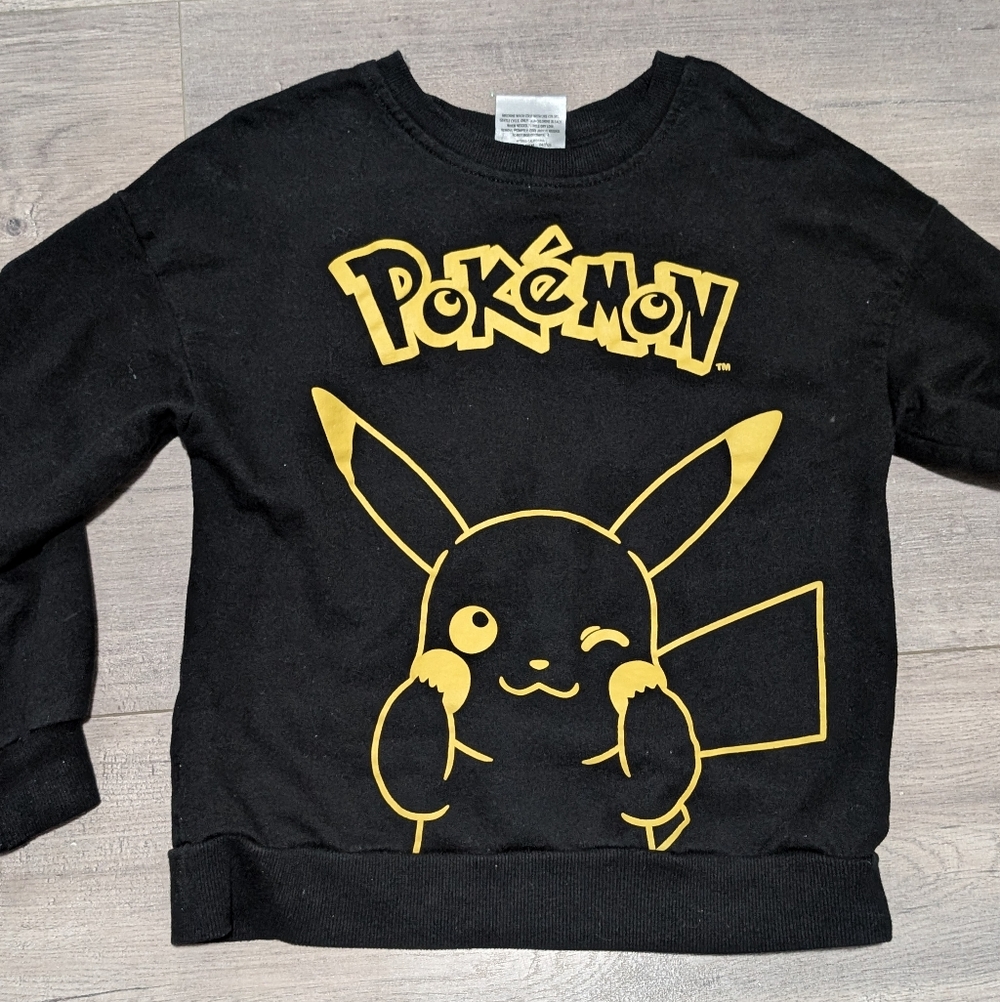 Black and Yellow Kids Sweatshirt